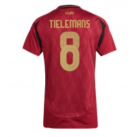 Maglia Calcio Belgio Youri Tielemans #8 Prima Divisa Donna Europei 2024 Manica Corta